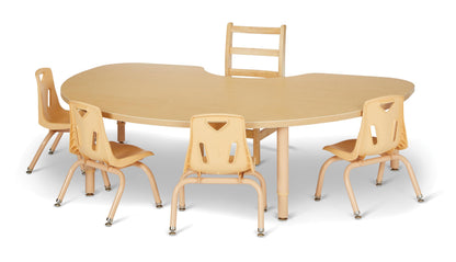 Jonti-Craft 6268JCP251 PurposePlus Kidney Table, 72" x 48"