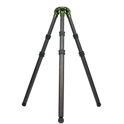 FatBoy Tripods Elevate 3 Section Tripod - Carbon Fiber and Aluminum Tripod with Durable Frame, Lightweight, Stable Design, Bubble Level, Adjustable Legs, and Hands-Free Operation for Hunting, Shooting