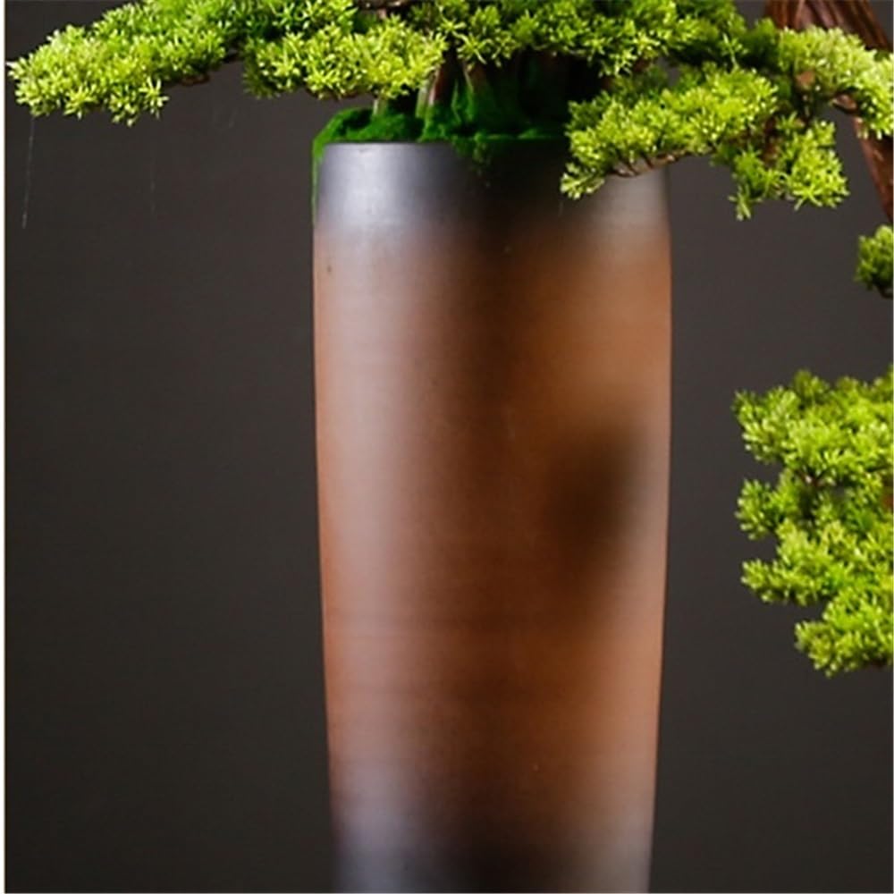 XJOYSL7921 Artificial Bonsai Artificial Bonsai Tree Light Luxury Floor Ornaments Living Room Entrance Decoration Fake Plants Potted Plants for Home Office