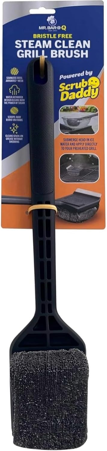 Mr. Bar-B-Q Grill Brush - Steam Clean Technology for Effortless Cleaning | Durable Design