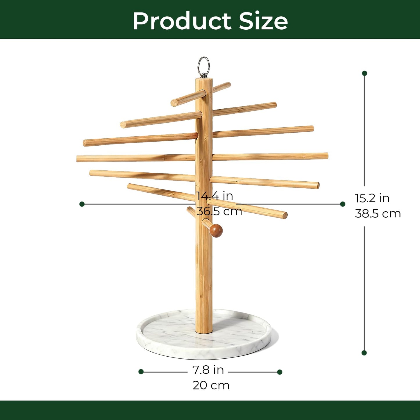 Pasta Drying Rack with Transfer Wand and 7 Bars, noodle drying rack Easy to Transfer for Drying Pasta and Cooking, Special Suspension Design for Large Storage pasta rack easy use pasta dryer