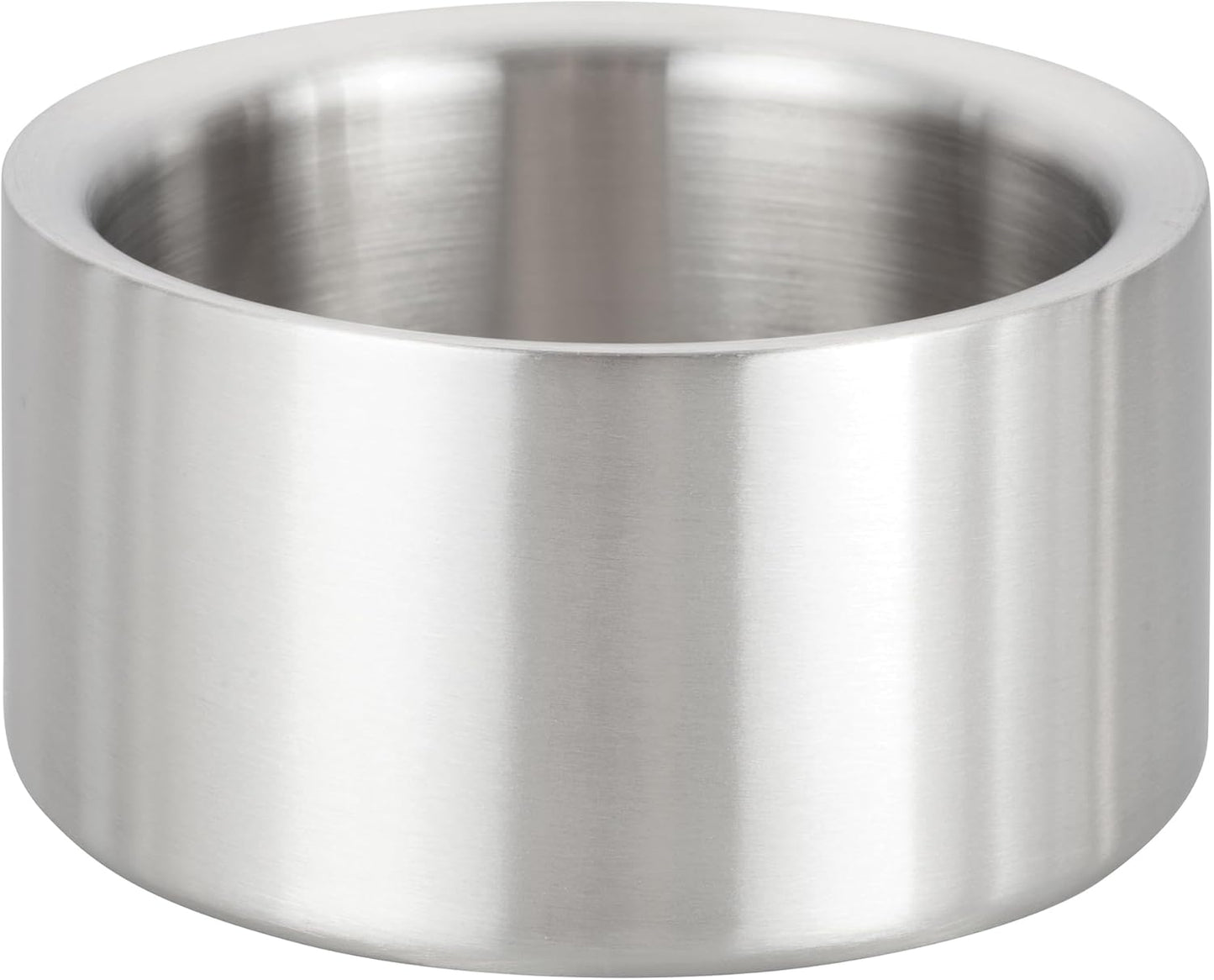 Winco Double-Wall Wine Coaster, 5" Diameter, Stainless Steel, Satin Finish