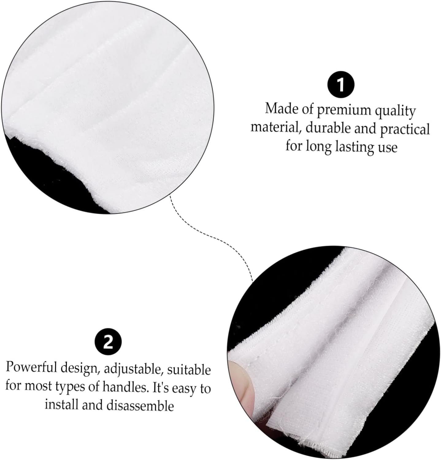 2pcs Microwave Handle Covers, Door Handle Protector Cloth Covers, Golden Velvet for Refrigerator and Dishwasher