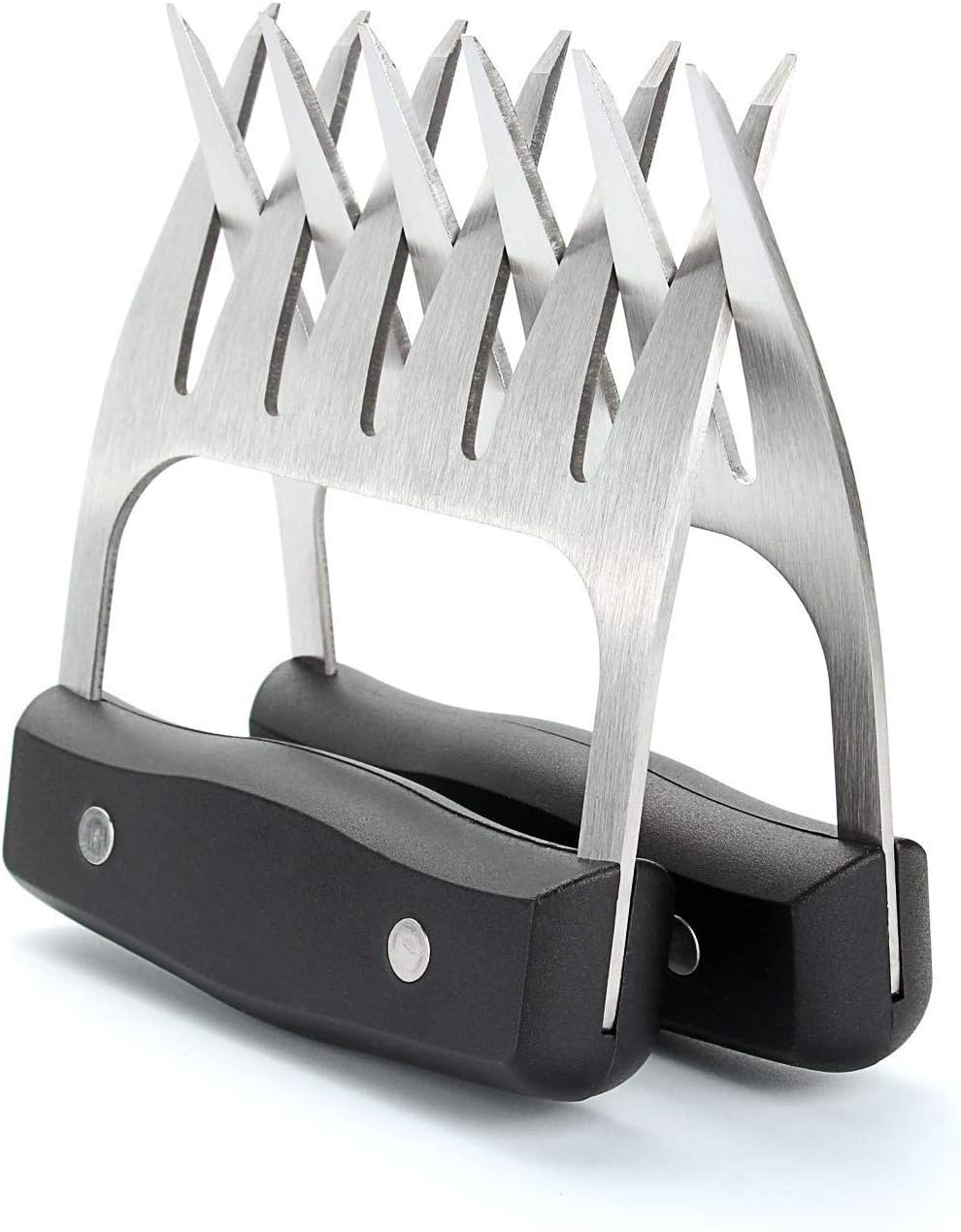 Metal Meat Shredder Bear Claw – M LIFE MASTER Stainless Steel Meat Forks with Handle for BBQ Meat Handling