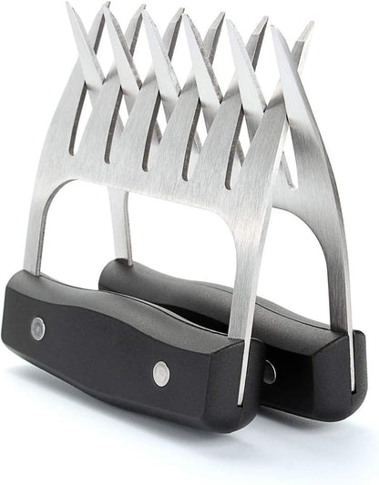Metal Meat Shredder Bear Claw – M LIFE MASTER Stainless Steel Meat Forks with Handle for BBQ Meat Handling