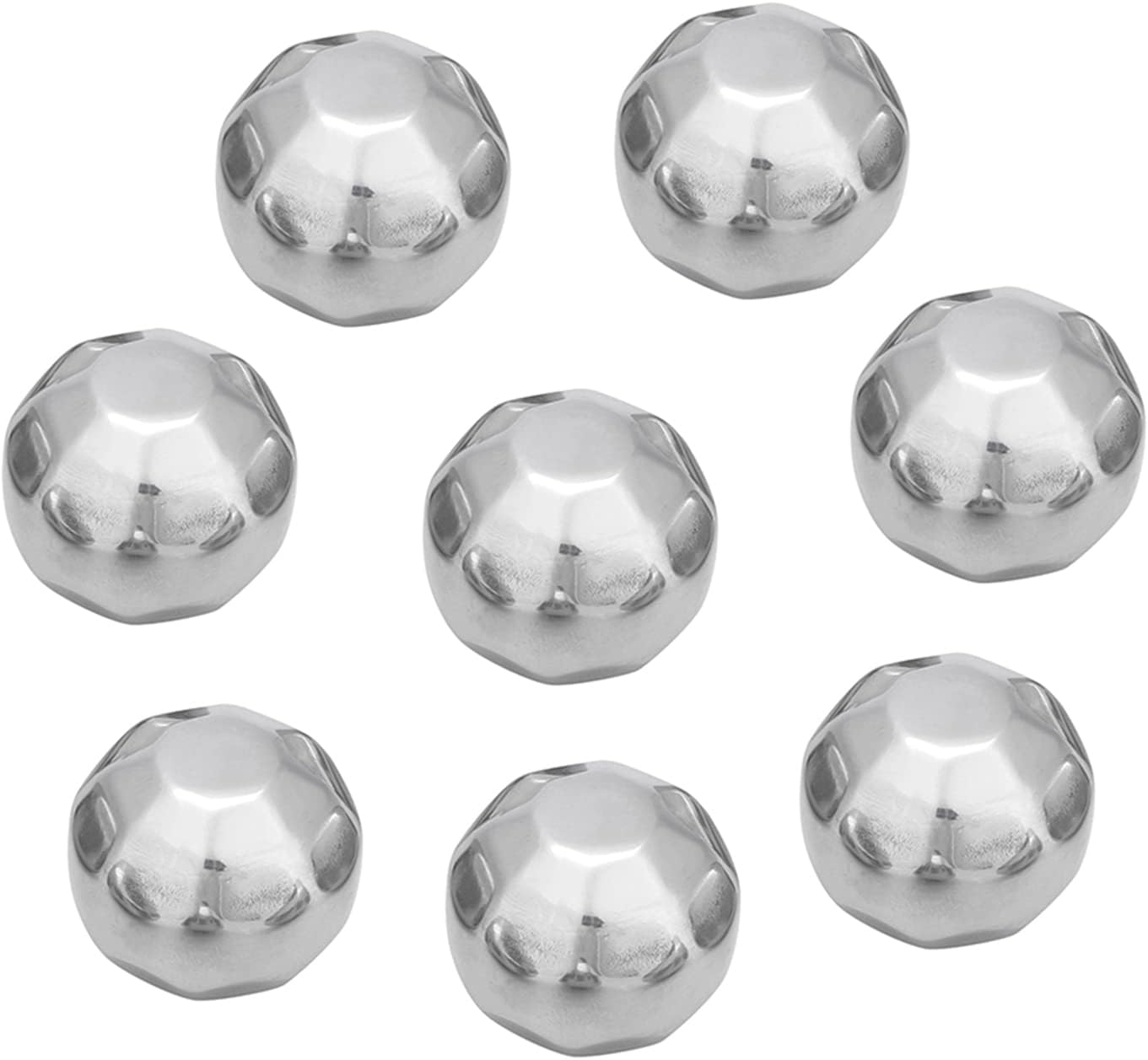 Stainless Steel Ice Spheres for Chilled Wine, Whiskey, and Fruit Drinks