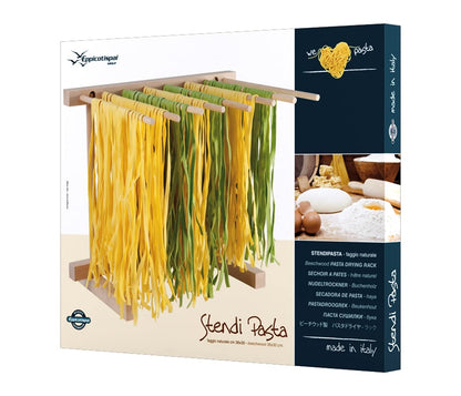Eppicotispai EP 102 Natural Beechwood Collapsable Pasta Drying Rack