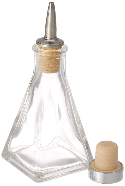 Amehla Bitters Bottle - Set of 2, 3oz Capacity with Dasher Caps and Stopper Caps - Dasher Bottles for Bitters - Elegant and Functional Bitters Bottles for Home or Professional Use