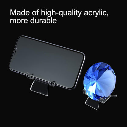 24 PCS Small Rock Display Stand, Crystal Holder Easels for Minerals, Rocks, Crystals, Geodes, Wedding Decor