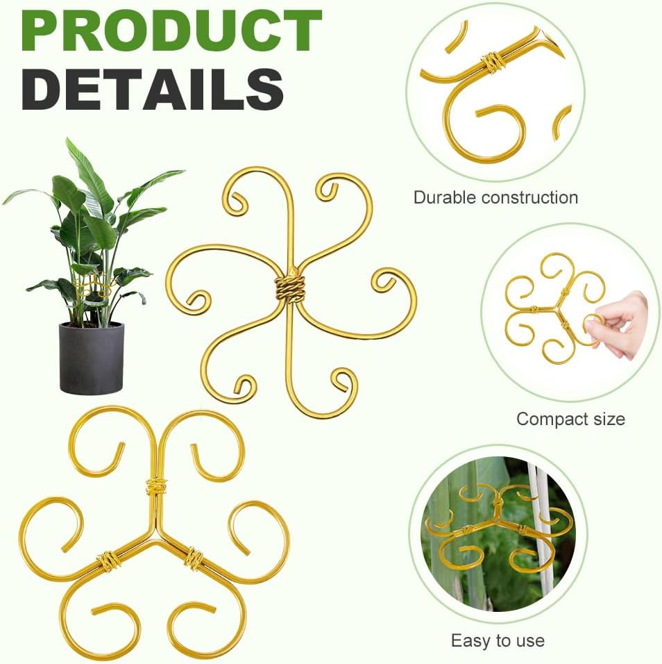 Set, 2025 3/6 (3, Plant Stem Support New Reusable Plastic Climbing Plant Support Plant Trellis Pcs, Upgrade Climbing
