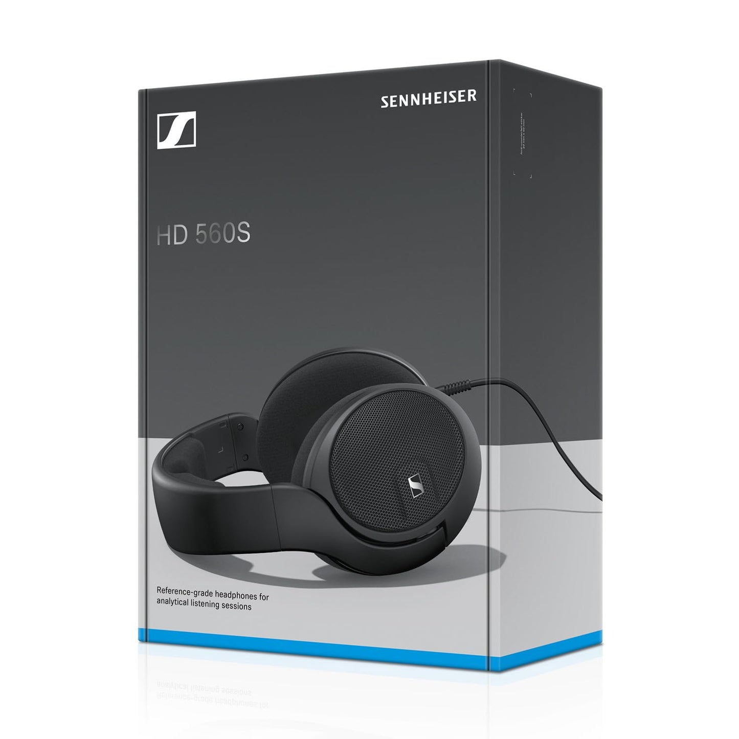 Sennheiser HD 560 S Over-The-Ear Audiophile Headphones - Neutral Frequency Response, E.A.R. Technology for Wide Sound Field, Open-Back Earcups, Detachable Cable, (Black) (HD 560S)