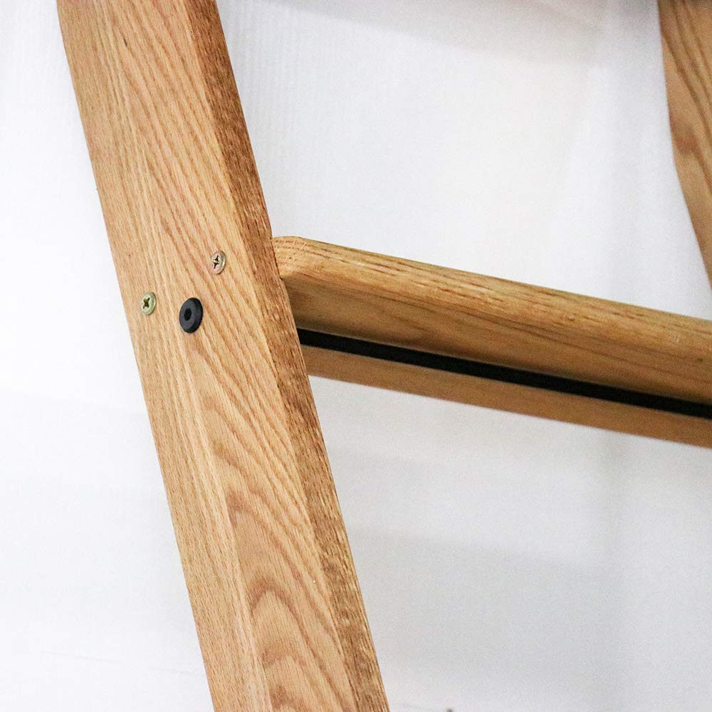 Quite Guide Library Ladder Kit Wooden Ladder 8 Foot 9 Foot 10 Foot Red Oak Unassembled (9 Foot)