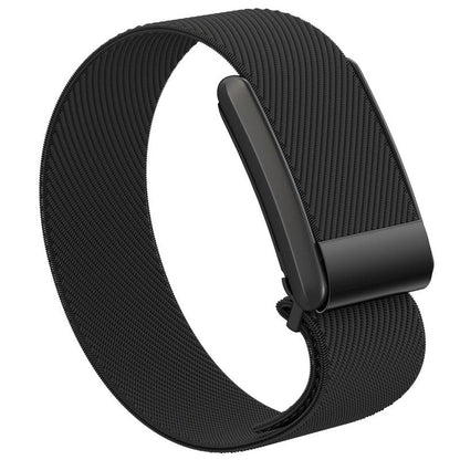 YOFUNTLE Stretchy Bands Compatible for WHOOP 4.0 - Breathable Nylon Strap Wristband - Soft, Comfort, Durability, Breathable, Easy to Use and Adjustable (Black)