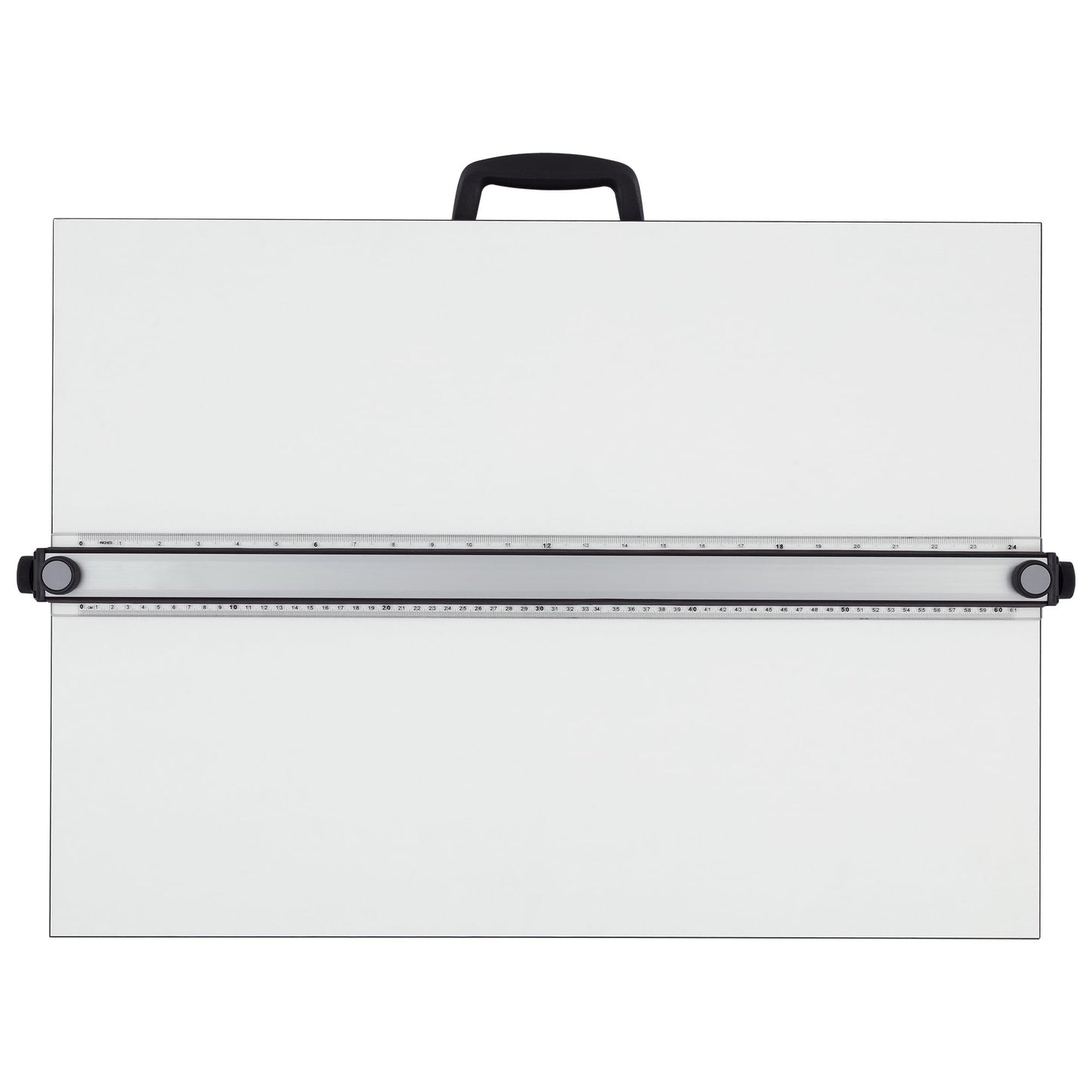 Acurit PXB 24” x 36” Drawing Board for Artists and Designers - Portable Workspace for Drawing, Sketching, Drafting, Painting - Fixed Angled Laminated Surface with Ruler and Parallel Motion Bar