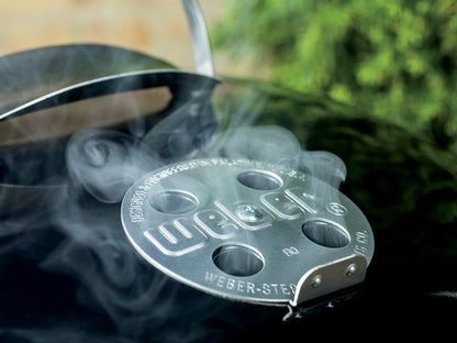 Weber Original Kettle Premium Charcoal Grill, 22-Inch, Copper – Outdoor BBQ Grill with Built‑In Thermometer, Heat Control Dampers & One‑Touch™ Cleaning System