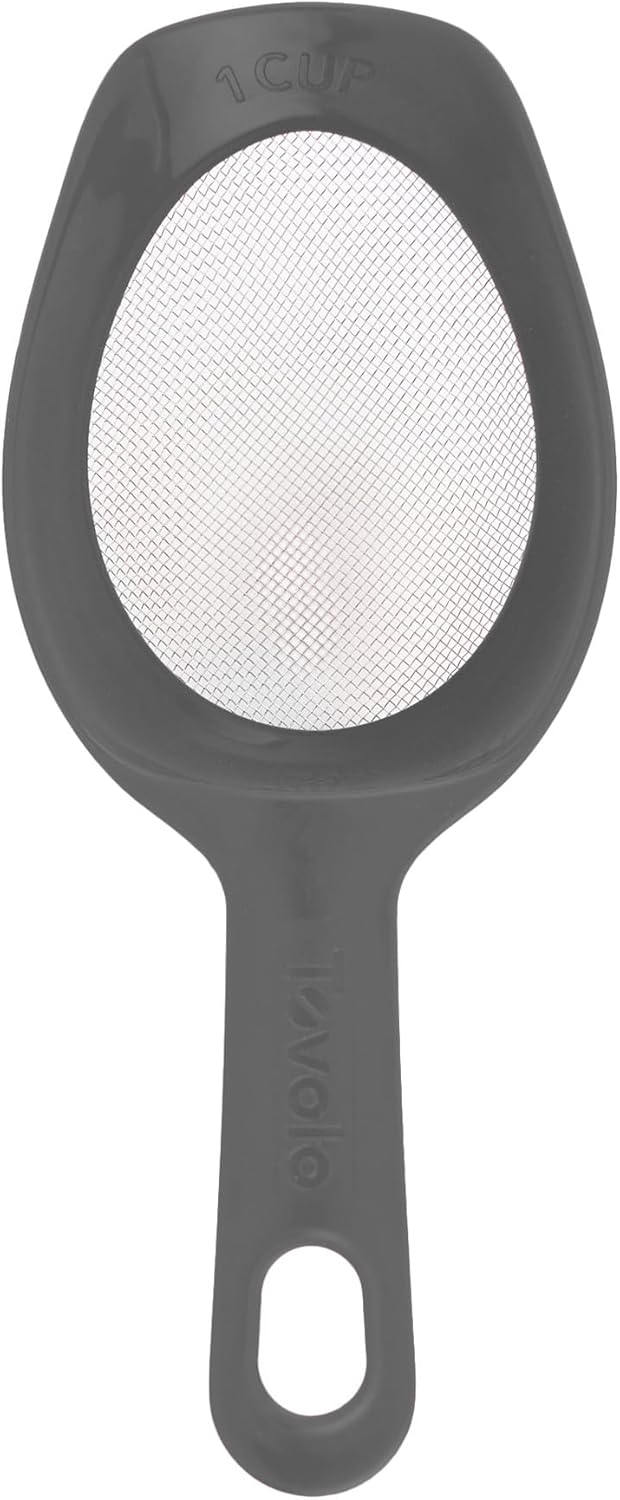 1 20 Tovolo Scoop & Sift Flour Sifter for Baking Dusting Cup Fine Mesh Sieve Flour Duster, Easy Scoop Dishwasher Safe