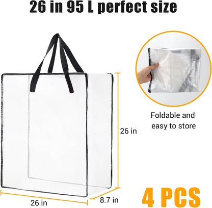 Skiennix Wreath Storage Bag - 26 Inch | 95L Container for Seasonal Decor & Bedding