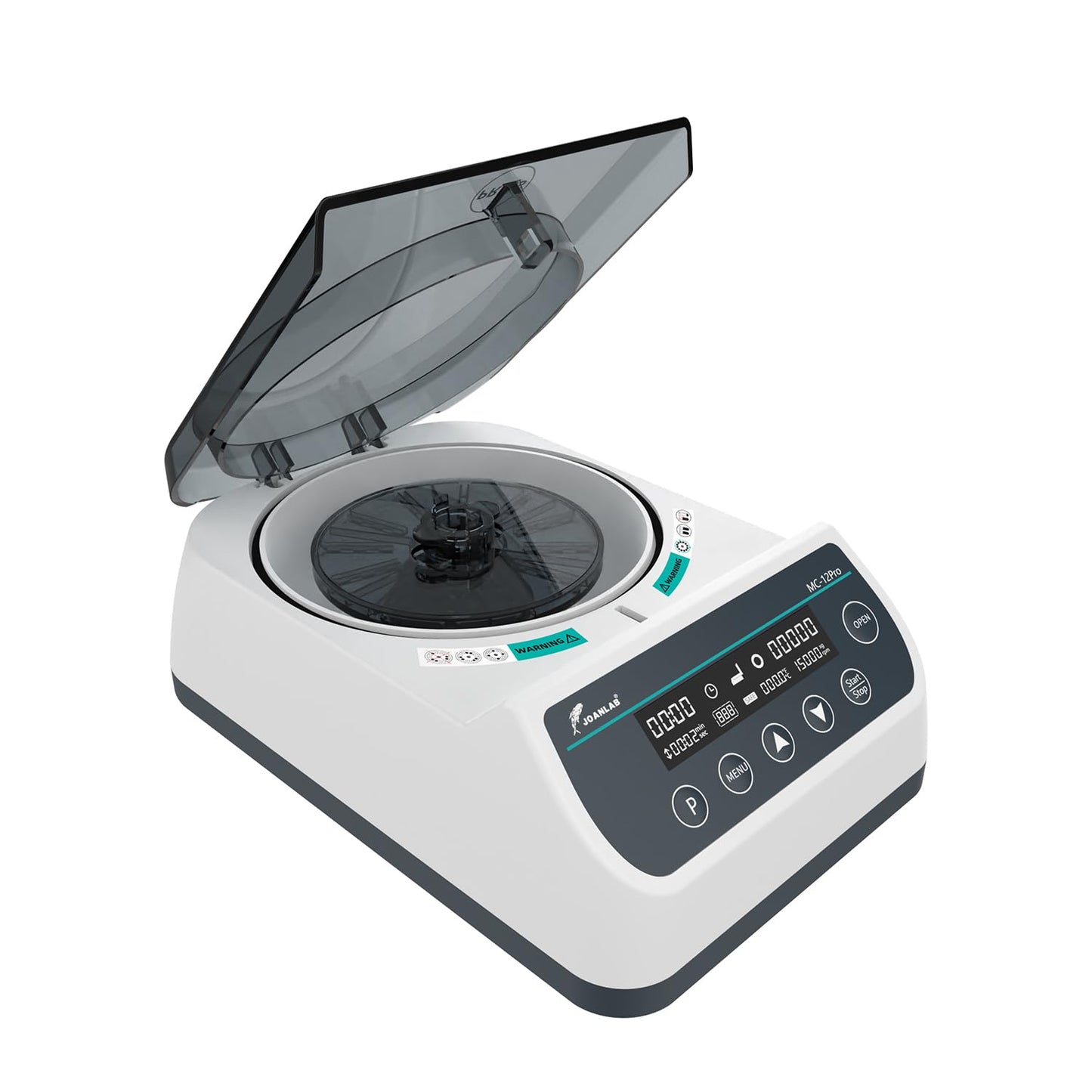 JOANLAB Digital 12000rpm High Speed Centrifuge Machine 12x40mm Glass Tube Microcentrifuges w/Over Temperature Protection