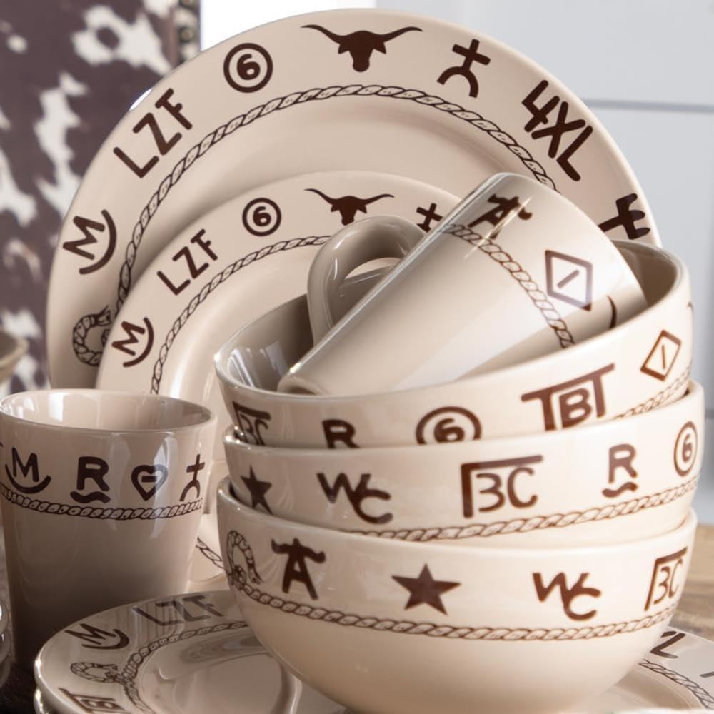 Branded 16 Piece Dinnerware Set