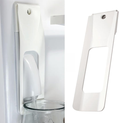 Jxueych White Water Dispenser Lever for Refrigerator Interior, Hand Free Handle, One-handed Portable Operation,