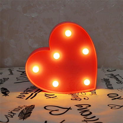 CSKB Light Up I Love You Letters Sign for Wedding LED Heart Marquee Lights Night Light Lamp Christmas Holiday Gift Home Party Decoration