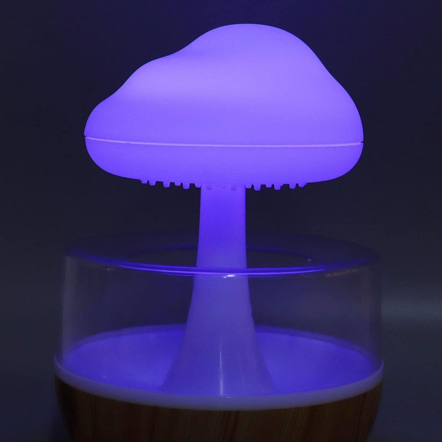 Rain Clouds Humidifier, Micro Humidifier Water Drip Essential Oil Diffuser with 7 LED Light for Home Office Bedside