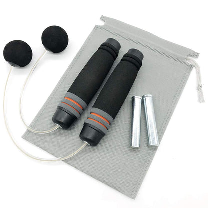 Benvo Weighted Ropeless Jump Rope Cordless Speed Rope Skipping Rope for Double Unders, Exercise, WOD, Boxing, MMA Beachbody Training Fitness- Updated Version