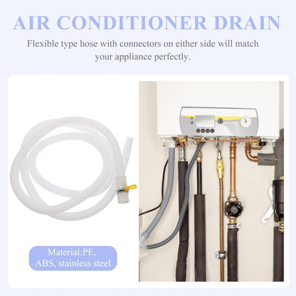 Portable Air Conditioner Drain Hose, Extension Drain Hose for Washing Machine, Washer Water Inlet Hose Tube
