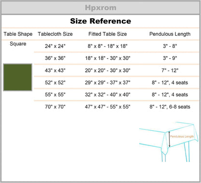 24 24 Inch Rustic Bedside Square Small Tablecloth Striped Embroidered Washable Sage Green Table Cover Farmhouse