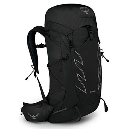 Osprey Talon 33L Men's Hiking Backpack with Hipbelt, Stealth Black, S/M
