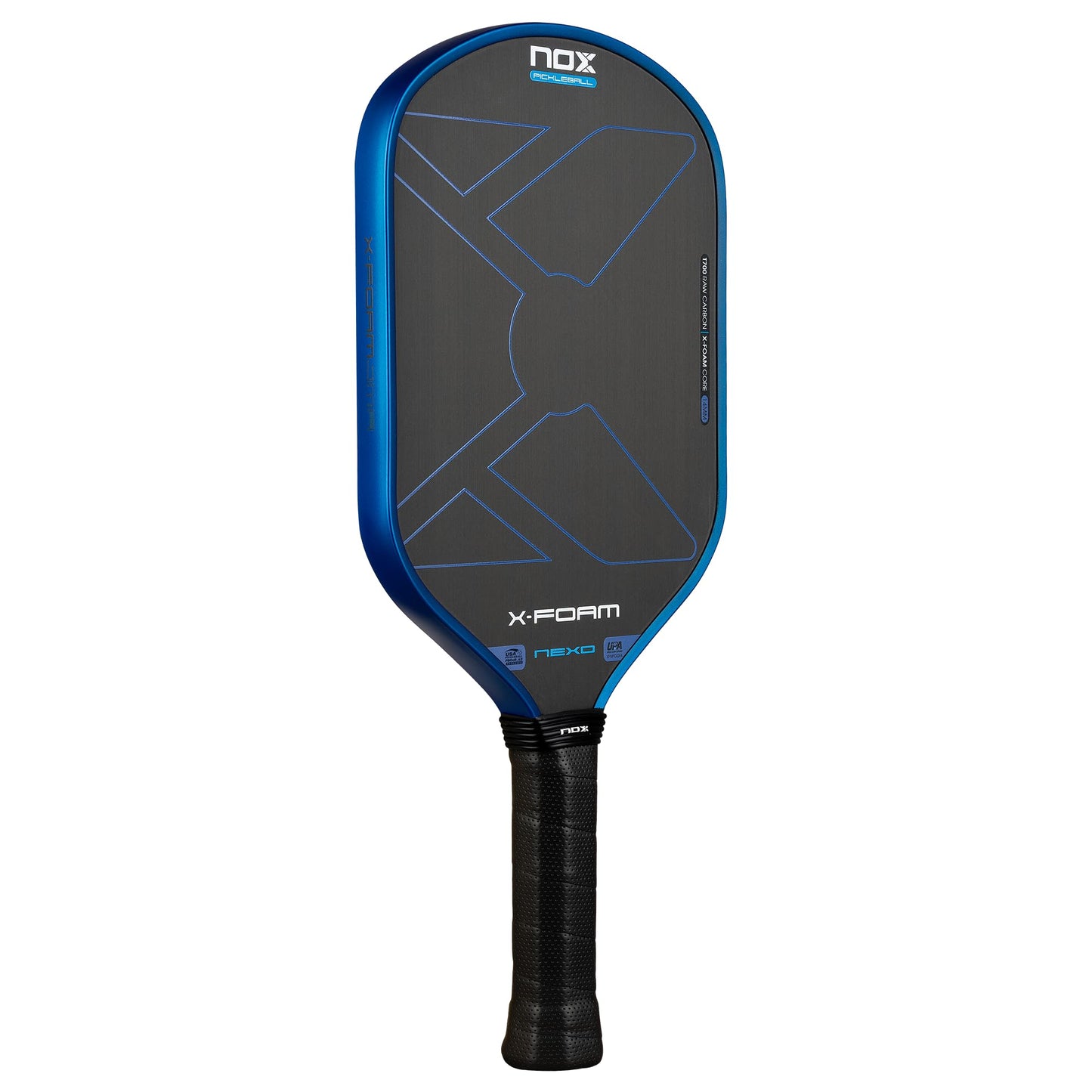 NOX Pickleball Paddle X-Foam Nexo 14mm 2026 | Hybrid Shape Pickle Ball Paddle | USAP Approved Advanced Pickleball Racket | T700 Raw Carbon Face For Elite Spin & Comfort | Gen 4 X-FOAM, Speed & Finesse