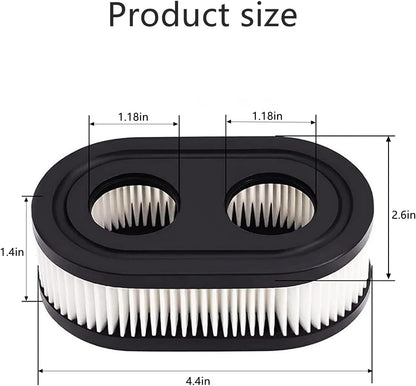 593260 Air Filter - Replacement Cartridge for Lawn Mowers | Fits 4247, 5432, 550E Series (2 Pack)