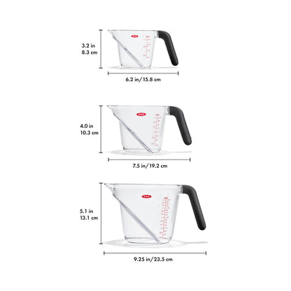 OXO Good Grips 3-Piece Angled Measuring Cup Set