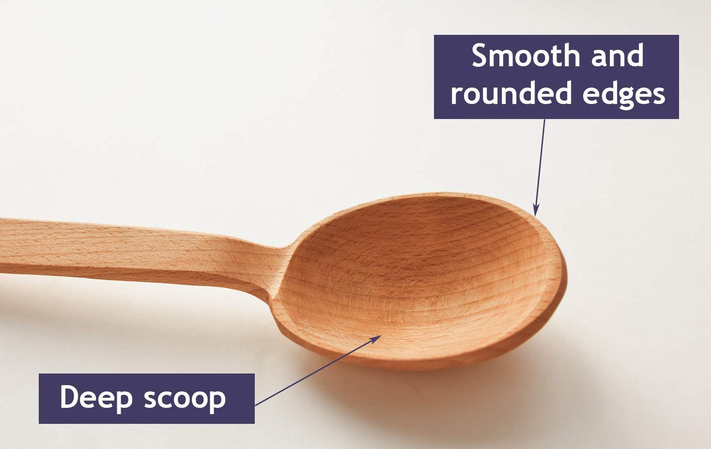 ECOSALL Heavy Duty Large Wooden Spoon 18-inch, Long Handle Cooking Tool With a Scoop. Nonstick Big Spoon for Stirring Mixing Cajun Crawfish Boil Wall Décor. Super Strong Sturdy Giant Hardwood Untesil