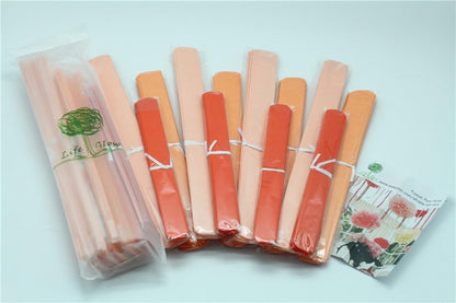 12Pcs Pom Poms of 10" 12" 14" Tissue Paper Craft Kit for Wedding, Birthday, Baby Shower Decorations - Orange