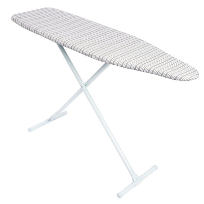 Juvale Ironing Board Cover & Pad - Secure Drawstring Fit for Iron Board Cover with Padding - Extra-Thick Foam for Pressing Pad - 15 x 54 in, Grey Stripe