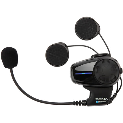 Sena SMH10-11 Motorcycle Bluetooth Headset/Intercom Communication System with Universal Microphone Kit (Single)