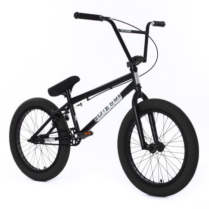 Elite BMX Bicycle 18", 20" & 26" BMX Bike for Kids Bike, Teen Bike and Adult Bikes - Freestyle BMX Bike All Models Come with 3 Piece BMX Crankset (20", Matte Black)