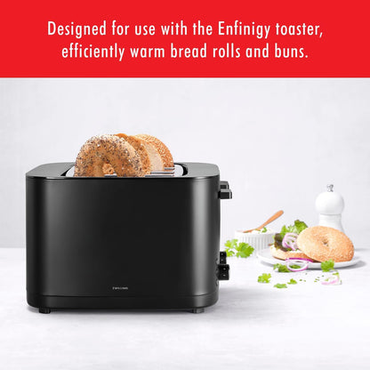 ZWILLING Enfinigy Toaster Bun Warmer, Short, Black