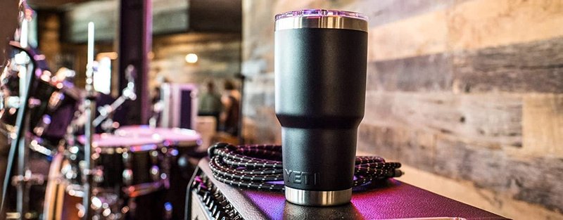 YETI Rambler 30 oz Tumbler, Stainless Steel, Vacuum Insulated with MagSlider Lid, Alpine Yellow