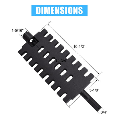 Adviace 40257 Shaker Grate Replacement for US Stove Hot Blast 1500, 1557M, Ashley 22AF and Vogelzang Norseman 1500, 2500 Wood Coal Furnaces. (2 Pack)