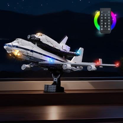 Brickshining LED Lighting Compatible with Lego Shuttle Carrier Aircraft 10360，Light Kit Compatible with Lego 10360, NOT Included The Model Set - JUST Lights
