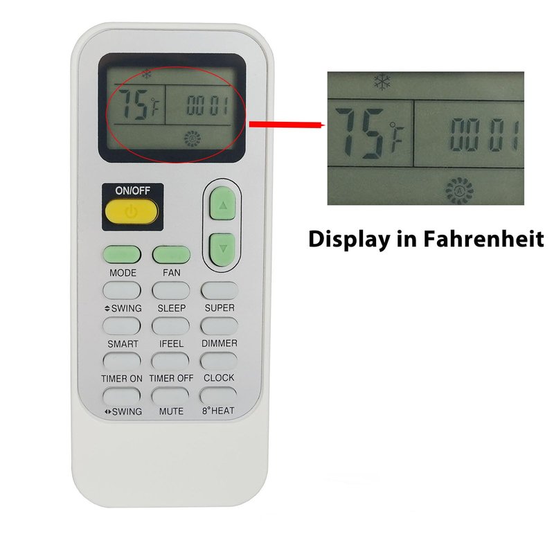 Replacement Remote Control for Air Con Air-Con Hisense Air Conditioner Remote Controller DG11J1-72