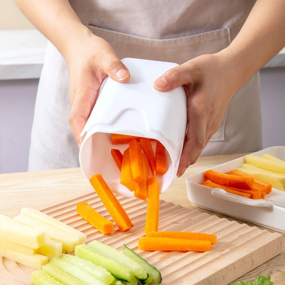 Cucumber Slicer, Strawberry Slicer, Carrot Cutter, Patoto Cutter, Multi-Function Fruit And Vegetable Slicer, Fruit Dipenser