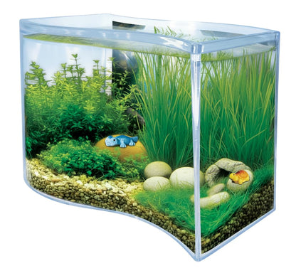 Toys By Nature Freshwater Oasis Garden, Mini Wave Terrarium Kit with Aquatic Seeds and Real Water Plant, Beginner-Friendly Terrariums and Live Indoor Plants Decor