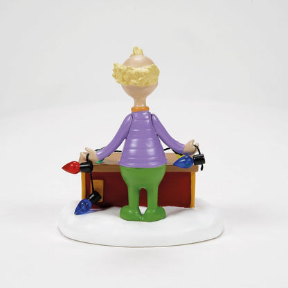 Department 56 Dr. Seuss Grinch Village Accessories Figurine The Lightbulb Tester, 3 Inch, Multicolor