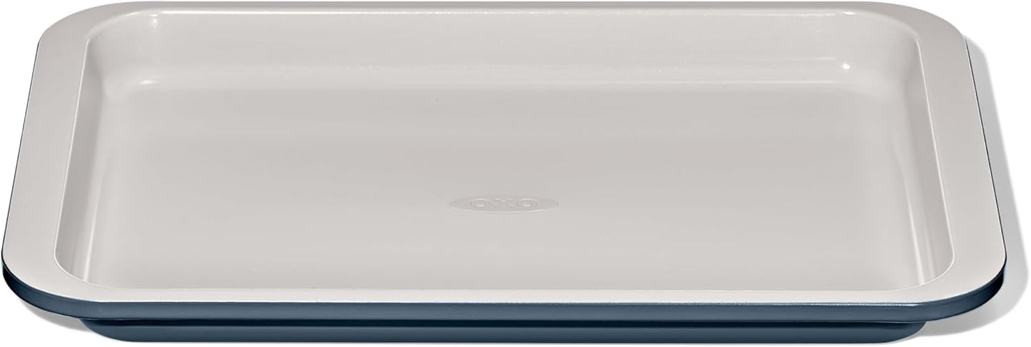 OXO Good Grips Quarter Sheet Pan - Non-Stick Pro Ceramic Coating in Storm Blue
