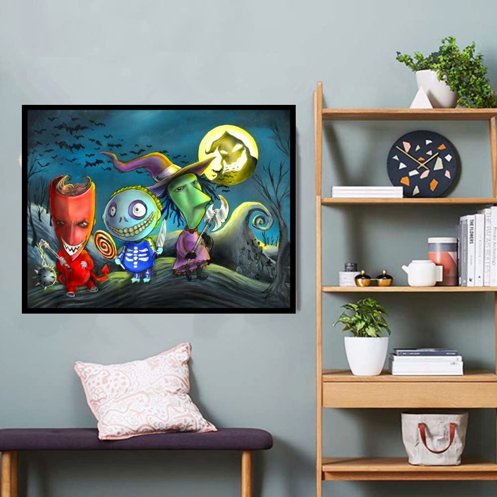 MMAHD Diamond Art Painting Kits for Adults,DIY 5D Round Full Drill Film Characters Diamond Art, Perfect for Relaxation and Home Wall Décor(11.8×15.8Inches)
