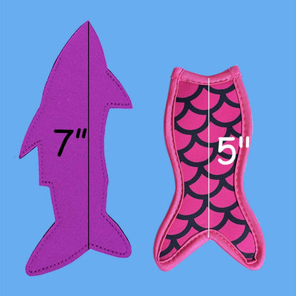 Satomoto Popsicle Holders Freezer Ice Pop Sleeves 10 Packs Reusable Neoprene Popsicle Covers