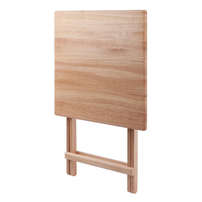 Winsome Delaney 5-PC Set Folding Table and Chairs Natural Finish